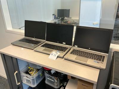 Overview picture of HP Elitebook laptop (3x)